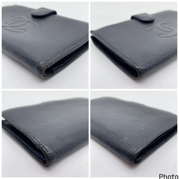 Auth Chanel Caviar Timeless Coco Mark Wallet - Picture 9 of 10